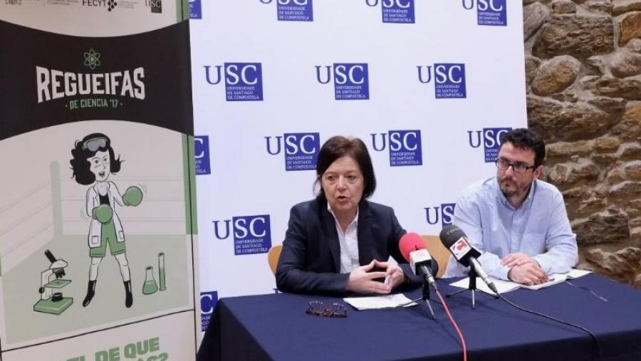 Laura Sánchez Piñón e Manuel Collado. Foto:Servimav-USC