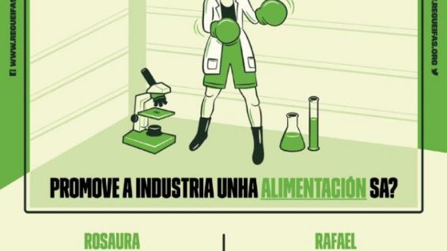 ‘Promove a industria unha alimentación sa?’, tema da Regueifa de Ciencia deste martes