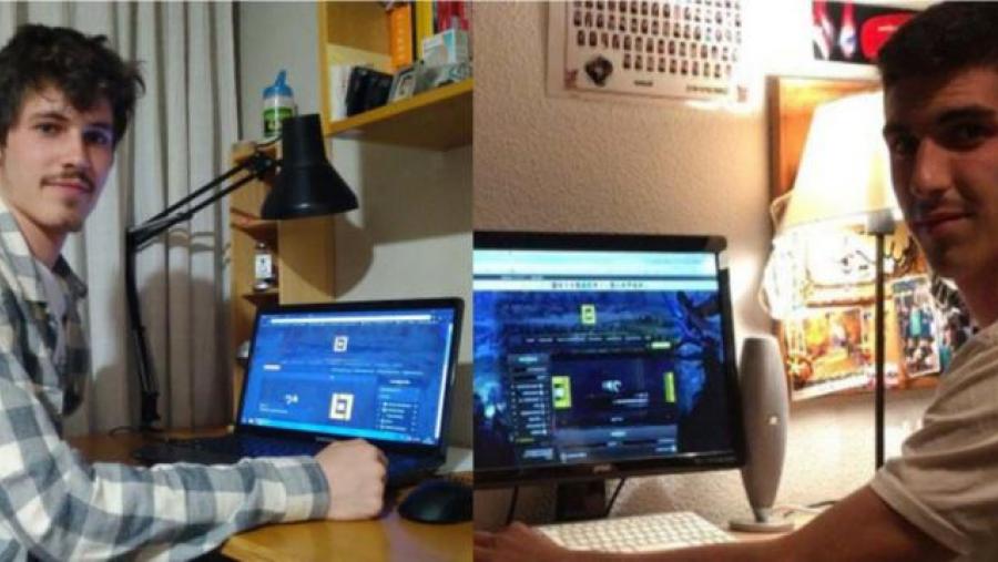 De esquerda a dereita Luís González e Luís Mosquera