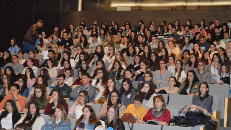 Participantes nas xornadas sobre Enfermaría celebradas no Hula