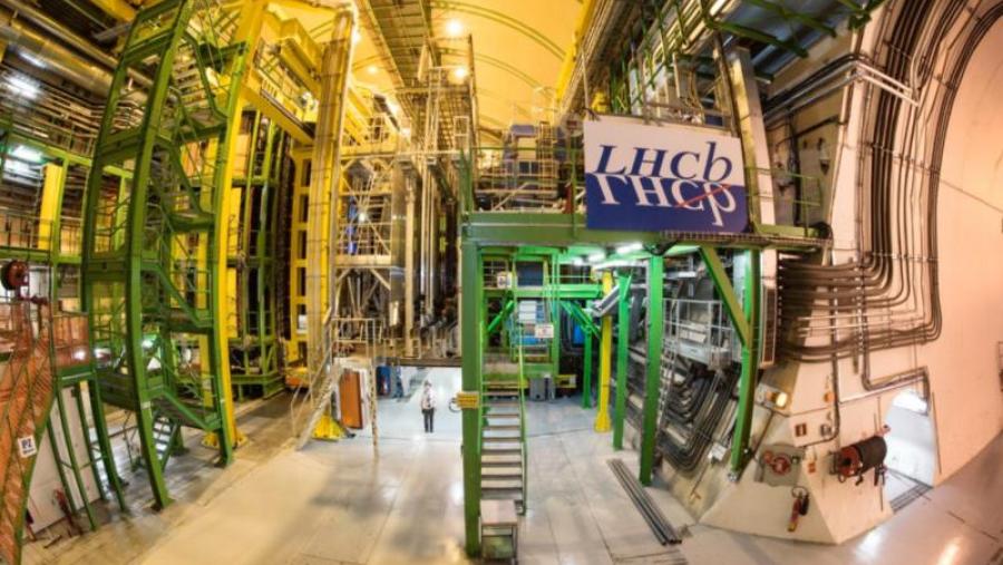 Instalacións do LHCb. Foto: LHC