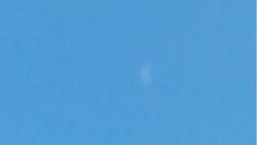 Imaxe da explosión final do bólido achegada por unha testemuña do fenómeno