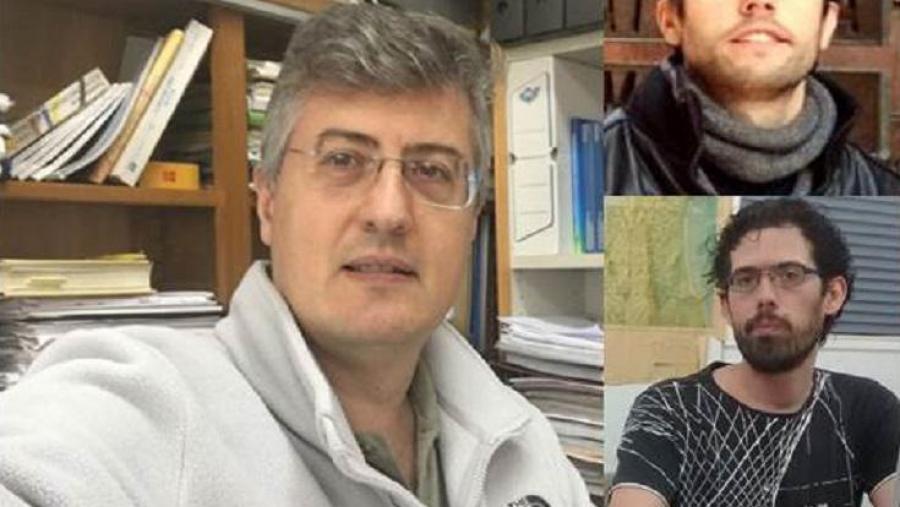 Á esquerda Alberto Pérez, xunto a Jacobo Guiu-Souto e Ignacio Vidal-Franco, á dereita de arriba abaixo