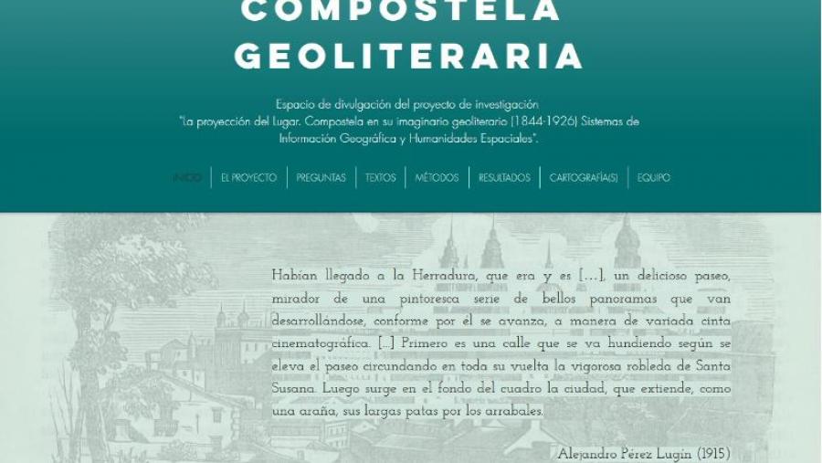 Nace un web sobre a cartografía literaria de Compostela