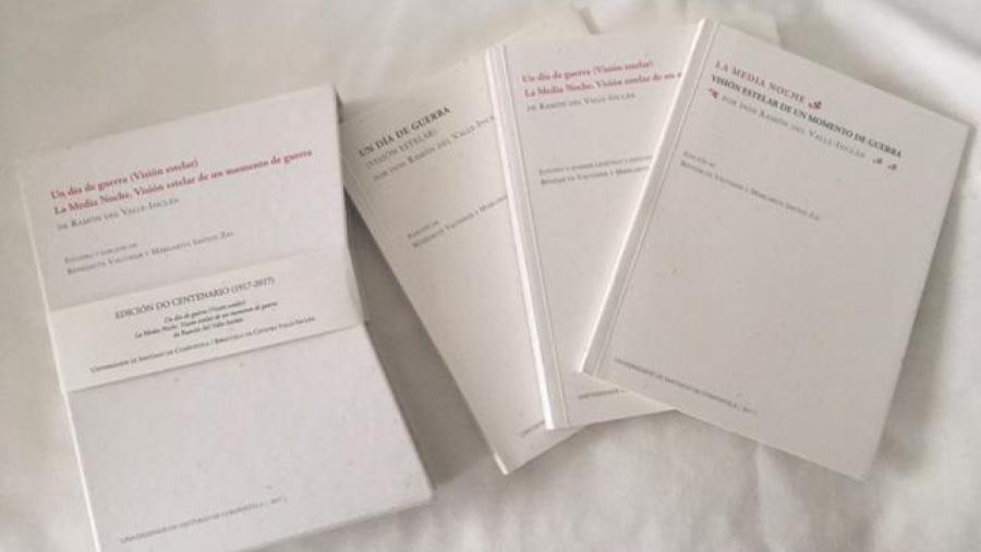 Presentación do libro Ramón del Valle-Inclán: Un día de guerra (Visión Estelar). La Media Noche. Visión estelar de un momento de guerra