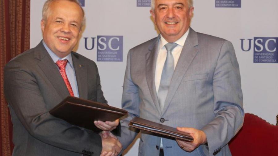 O Grupo Compostela de Universidades e a USC asinan un acordo marco de colaboración