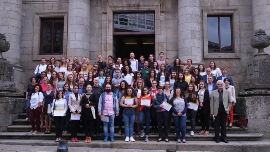 O alumnado desta edición proviña dunha vintena de países de Europa, América, Asia e Oceanía. Foto: Servimav-USC