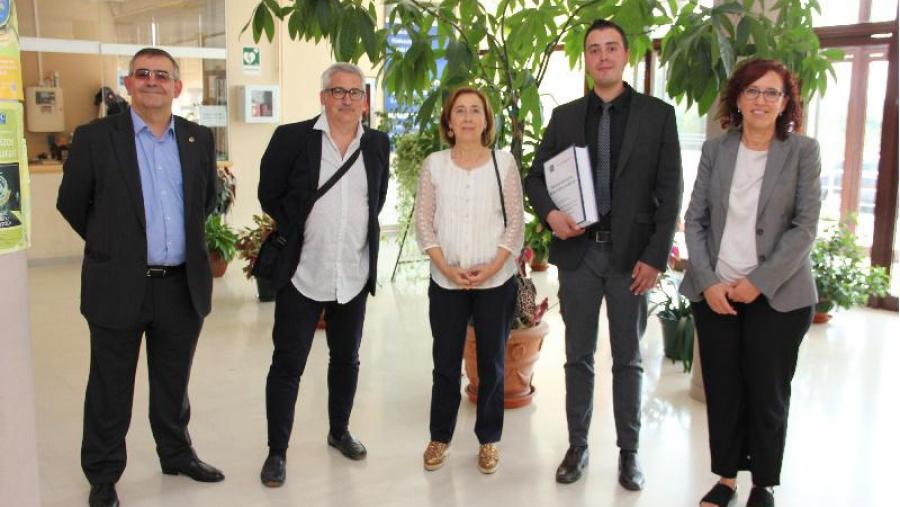 De esquerda a dereita, Baliñas Pérez, Pérez Losada, Ríos Rodríguez, Núñez Nemeses e Domenech Belda