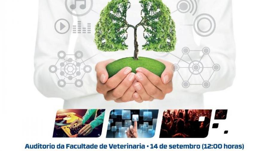 Cartaz da xornada de benvida ao Campus Terra da USC