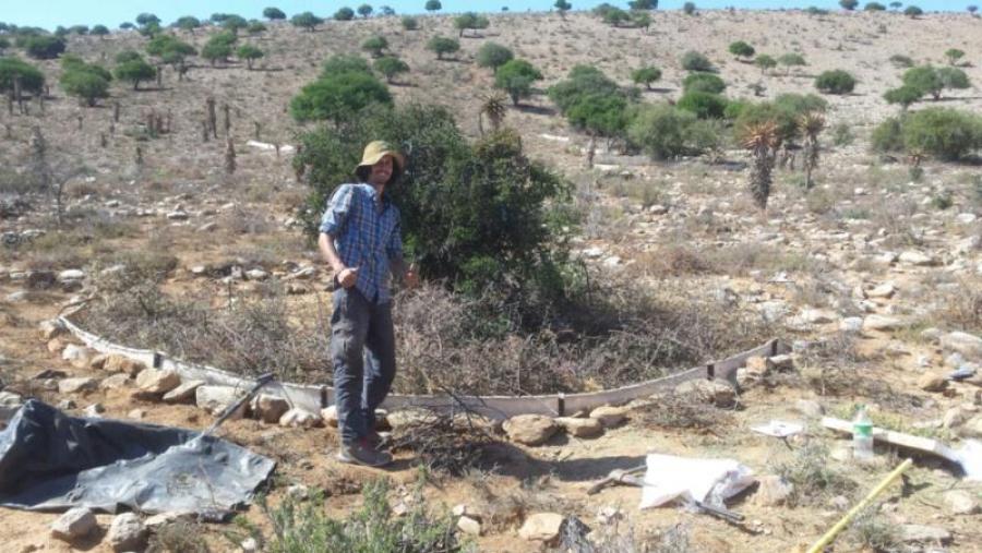 Pablo Ríos, durante a súa estadía na rexión sudafricana de Baviaanskloof