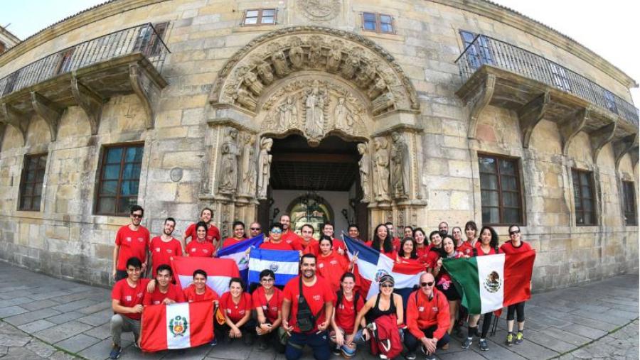 Chegada a Santiago de Compostela (Foto: Santi Alvite)
