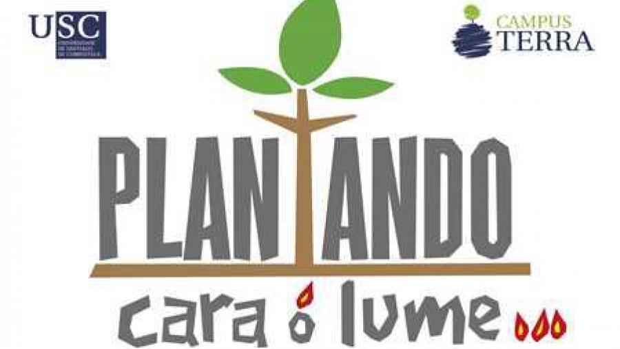 Logo do proxecto 'Plantando cara ó lume' da USC