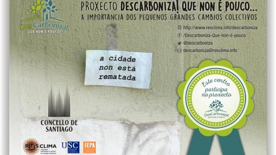 O proxecto ‘Descarboniza! Que non é pouco…’ amplíase este curso a tres centros máis