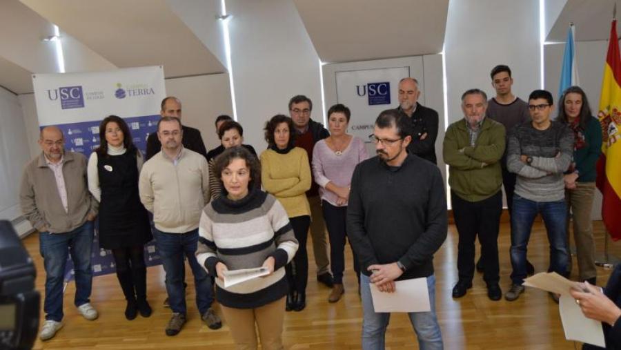 Grupo de docentes e investigadores da USC asinantes do manifesto 'Por unha política para o rural galego'