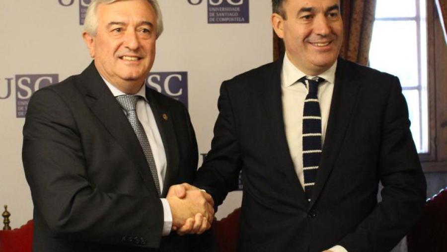 A USC e a Xunta de Galicia asinan un convenio para o desenvolvemento de accións estratéxicas de I+D+i nos Campus de Santiago e Lugo
