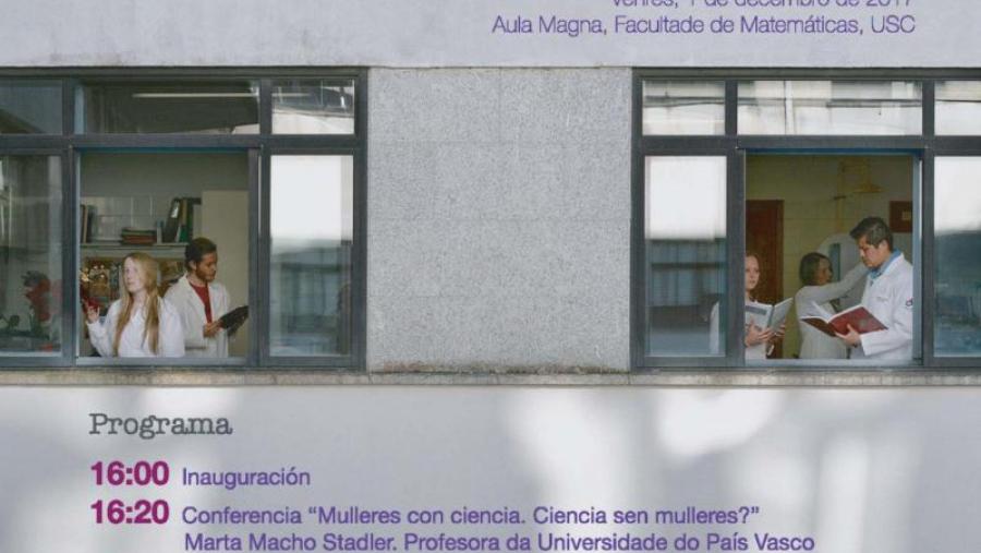 Chega á USC a terceira Xornada Mulleres na Ciencia coa participación de Marta Macho Stadler