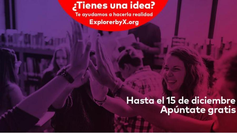 O prazo para inscribirse no programa ‘Explorer - Jóvenes con ideas’ remata este venres 15