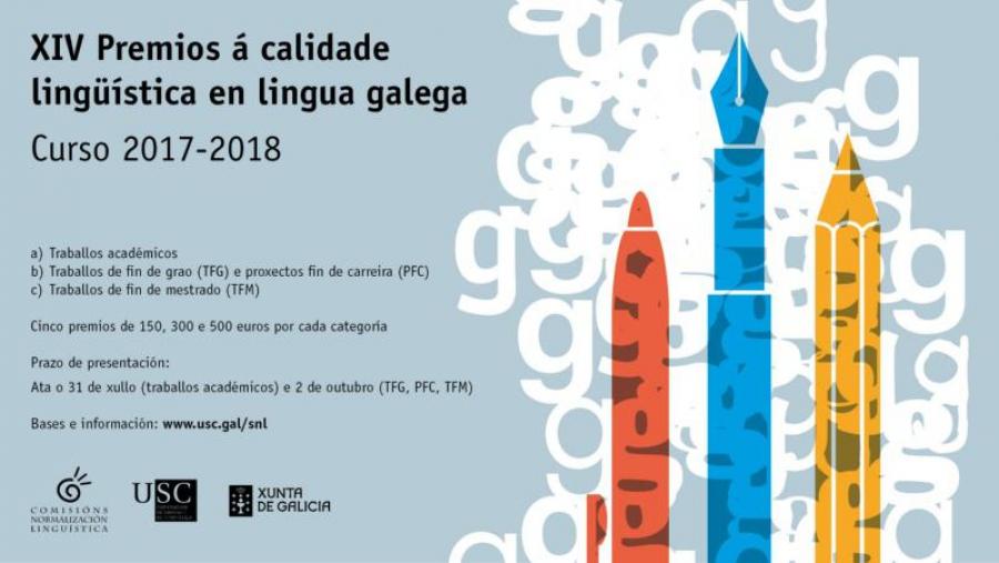 Chega a décimo cuarta edición dos Premios á Calidade Lingüística 
