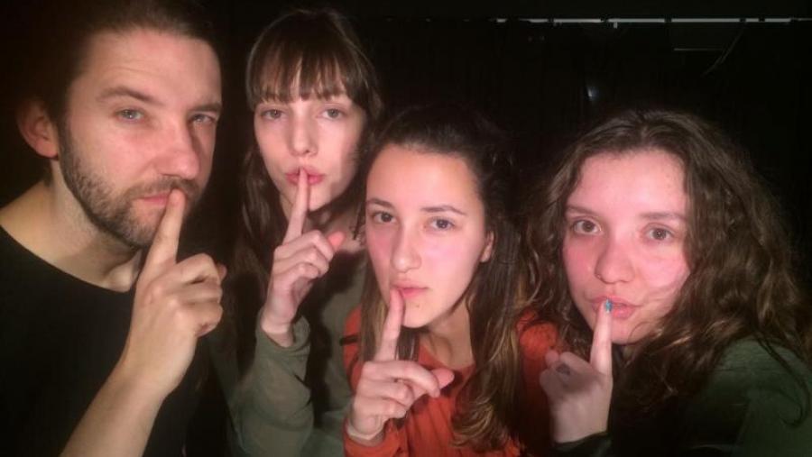 Integrantes da compañía DanzaUSC-Lugo, dirixida por Juan Carlos Zahera