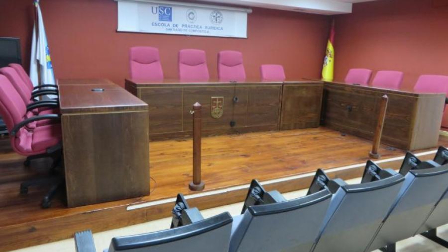 Detalle da sala de vistas de que dispón a EPX para a formación do alumnado