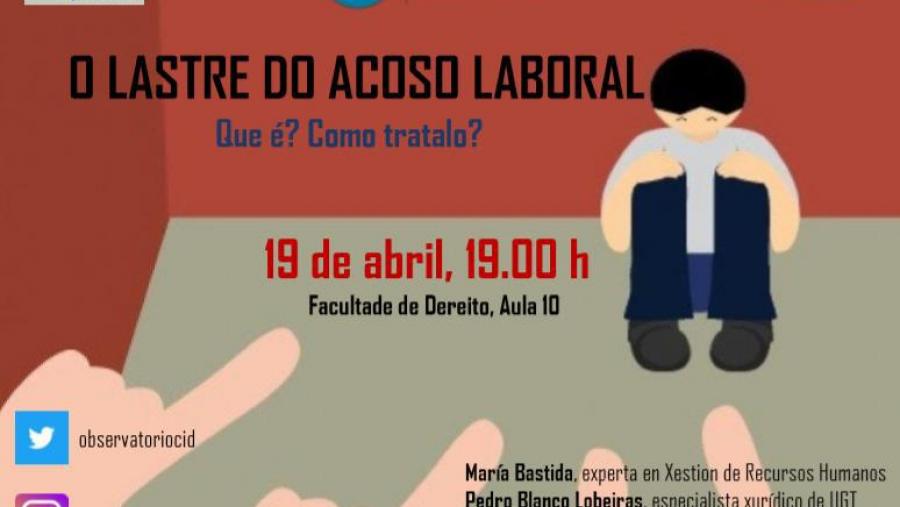 Cartel da xornada a celebrar en Dereito este xoves 19