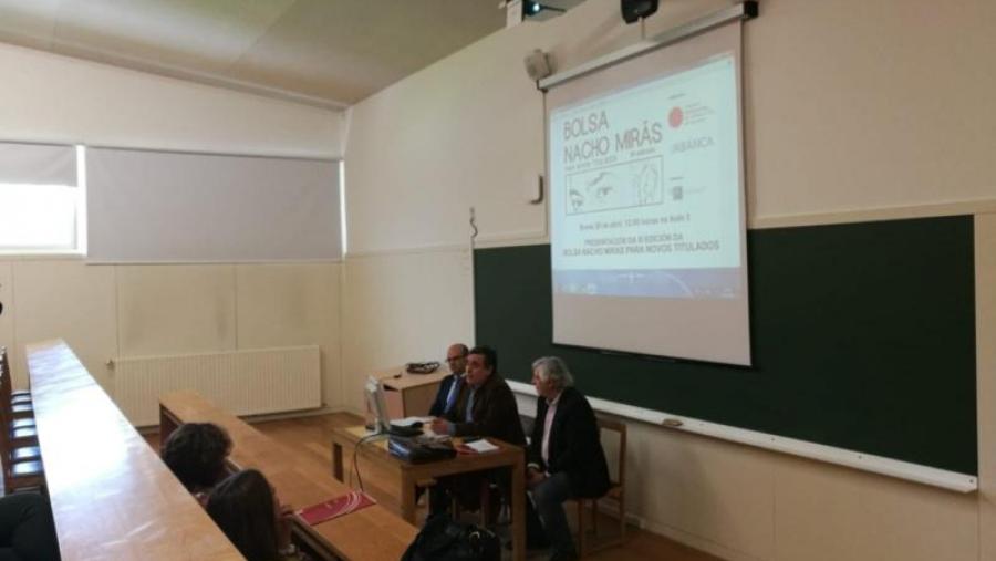 De esquerda a dereita, Ramón Mariño, Xosé Manuel Pereiro e Xosé Ramón Pousa