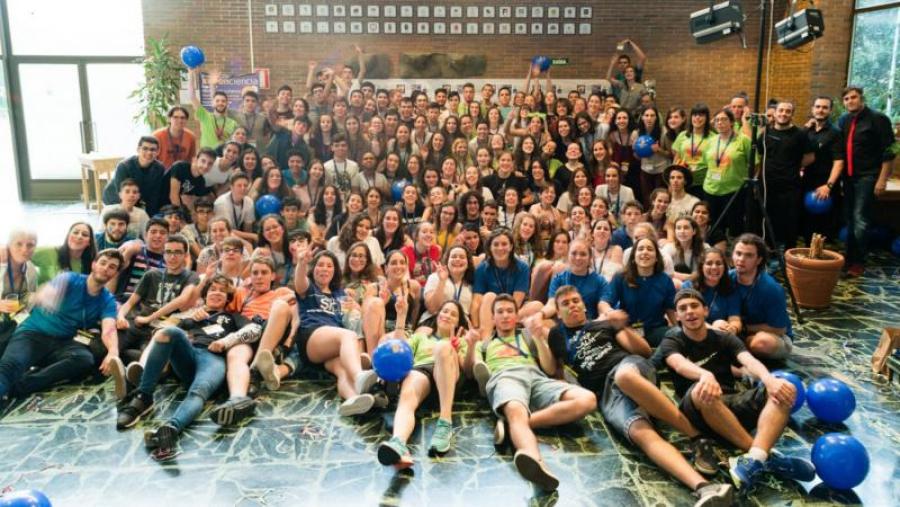 Participantes na pasada edición de Xuvenciencia, na Facultade de Veterinaria de Lugo