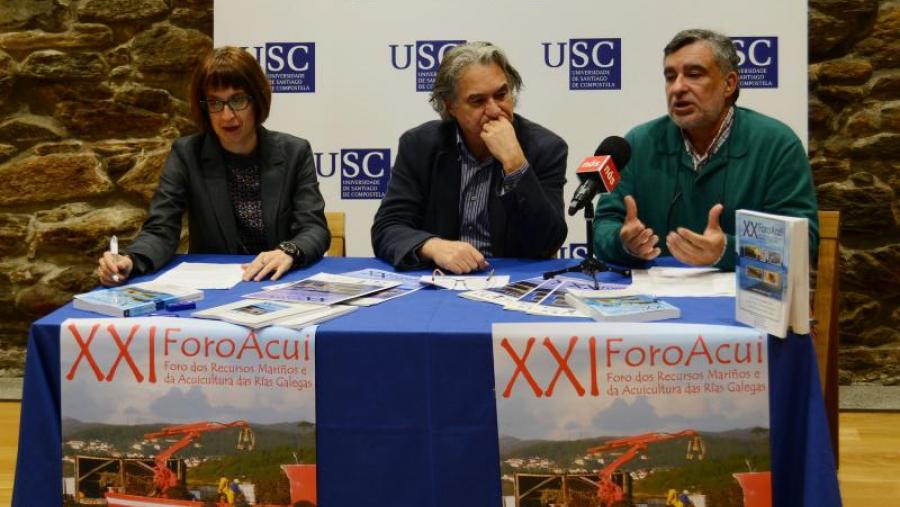 De esquerda á dereita: Ángeles Vázquez, Rogelio Conde-Pumpido e Manuel Rey. Foto: Rosalía Quiroga