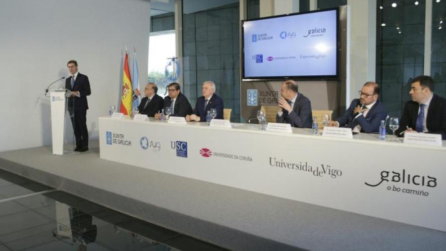 As tres universidades galegas e a Xunta de Galicia constitúen o Consorcio Interuniversitario do Sistema Universitario de Galicia