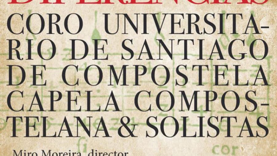 Concerto do Coro Universitario da USC no Círculo das Artes de Lugo e na Igrexa da Universidade