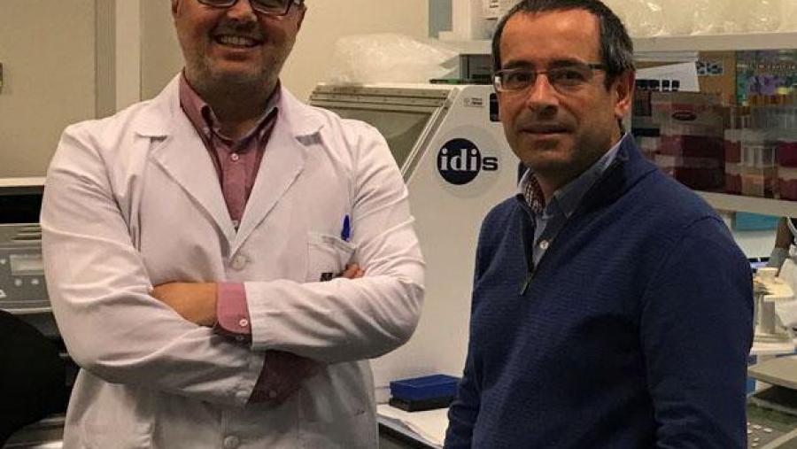 De dereita a esquerda, Antonio Salas e Federico Martinón