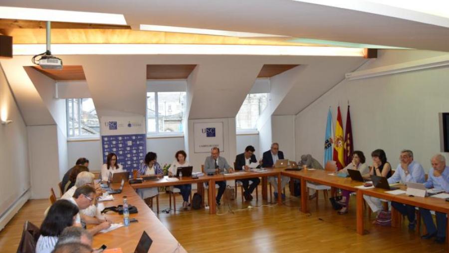Sesión ordinaria do Consello de Goberno da USC celebrada na Vicerreitoría de Coordinación de Lugo