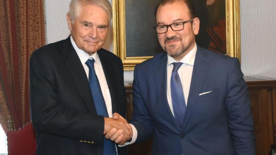 De esquerda a dereita, Álvaro Rodríguez e Antonio López. Foto: Santi Alvite