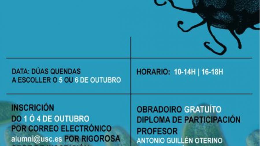 Cartel do obradoiro a desenvolver a vindeira semana