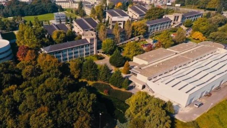 Vista da Escola Politécnica Superior de Enxeñaría da USC