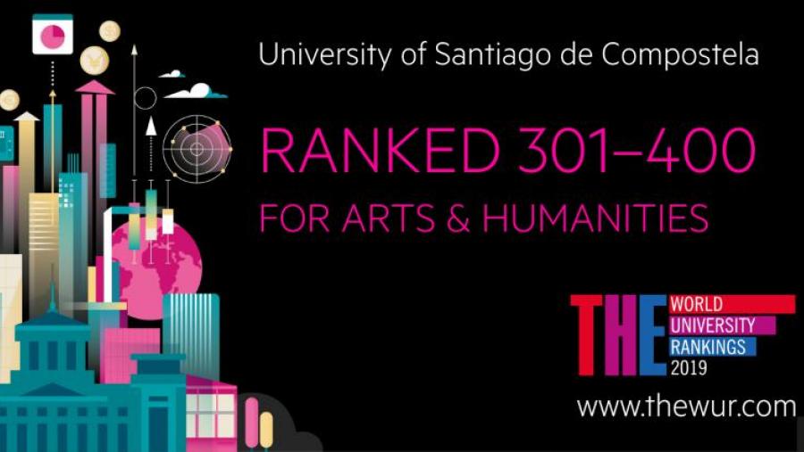 A USC, entre as mellores universidades do mundo nas áreas de Artes e Humanidades e de Educación