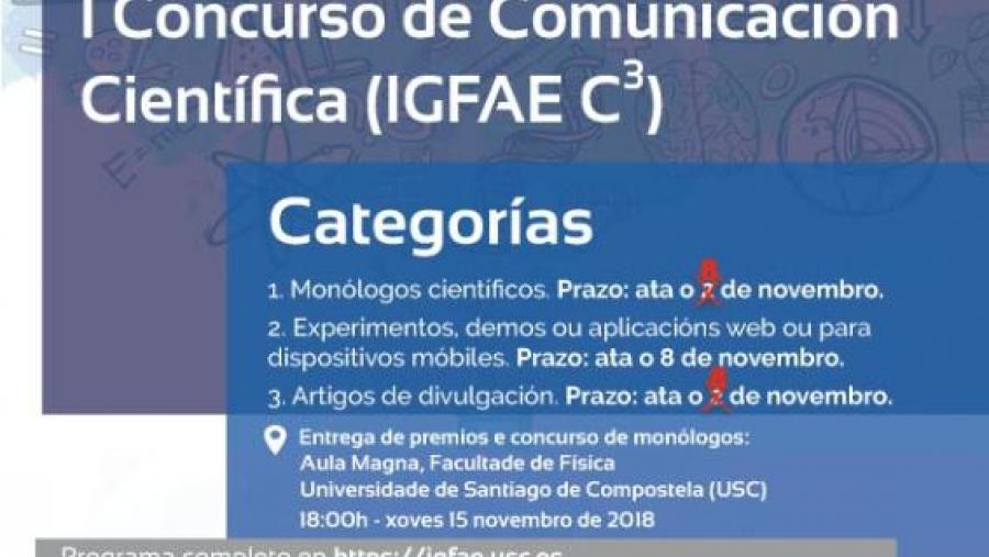 Cartel das actividades da Semana da Ciencia