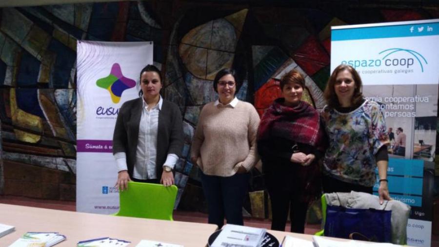 Entidades de economía social achéganse ao alumnado universitario