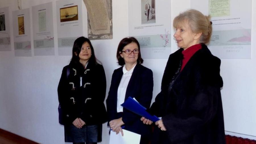 De esquerda a dereita Minako Takahashi, Mar Lorenzo e Katerina Vlasakova. Foto: Servimav-USC