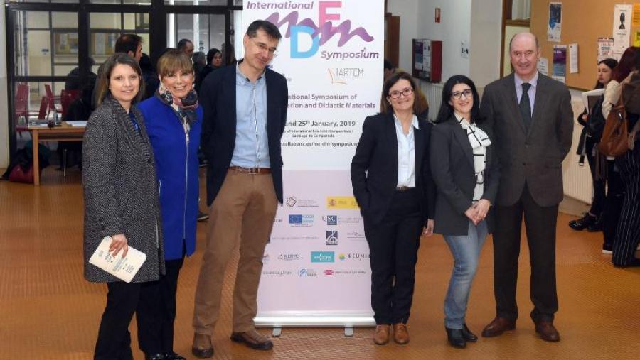 A xornada, inaugurada pola vicerreitora Mar Lorenzo, está promovida por IARTEM e o grupo Stellae, coa colaboración de SEM-EE. Foto: Santi Alvite