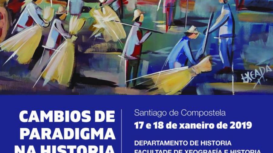 Cartel do obradoiro que se celebrará a vindeira semana en Xeografía e Historia