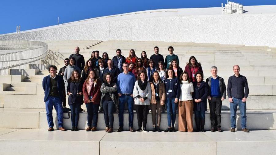 O equipo de traballo desenvolveu estes días a sesión inaugural do proxecto en Porto