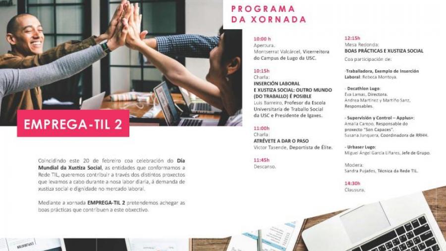 Cartaz co programa da xornada