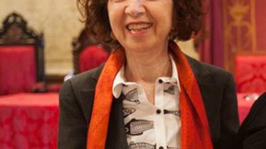 Marilar Aleixandre, na cerimonia de ingreso na Real Academia Galega. Foto: RAG