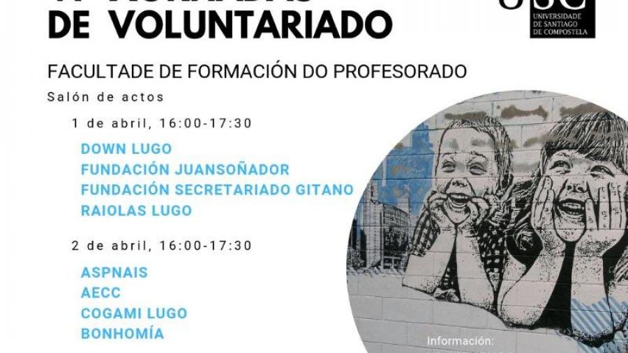 Cartaz das VI Xornadas de Voluntariado