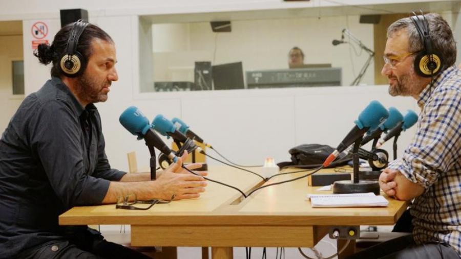 José Edelstein á esquerda e Manuel Vicente á dereita. Foto: Elena Mora