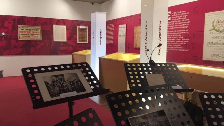 A exposición ‘O universo musical de Andrés Gaos (1874-1959)’ inaugúrase este martes en Fonseca