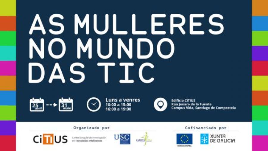 O CiTIUS da USC alberga unha exposición sobre as mulleres nas TIC
