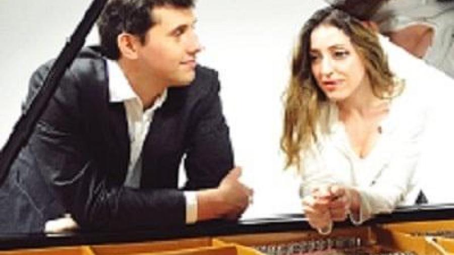 Os pianistas Antón e Maite, nunha imaxe de arquivo