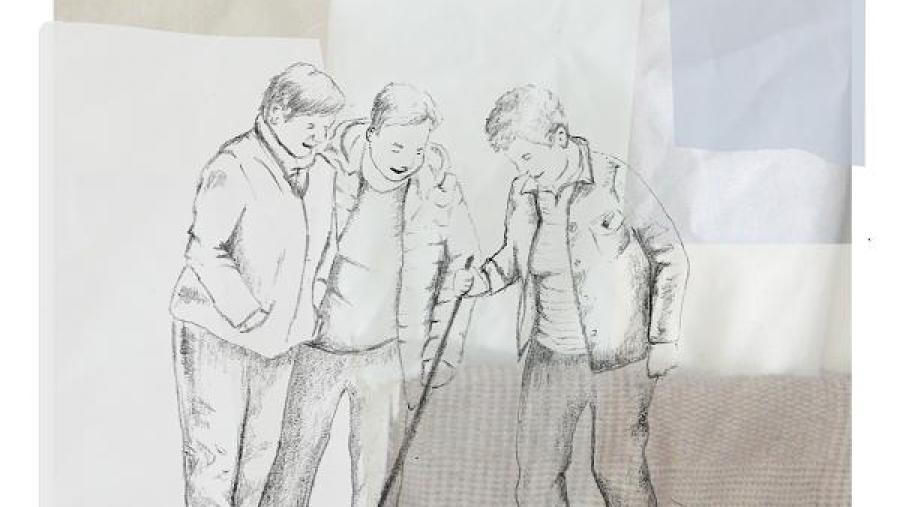 Alumnado do Mestrado en Profesorado de ESO e Bacharelato proxecta no Centro Cívico de Romaño o documental ‘A Cova’